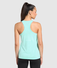 Run Club Graphic Tank - Pop Turquoise