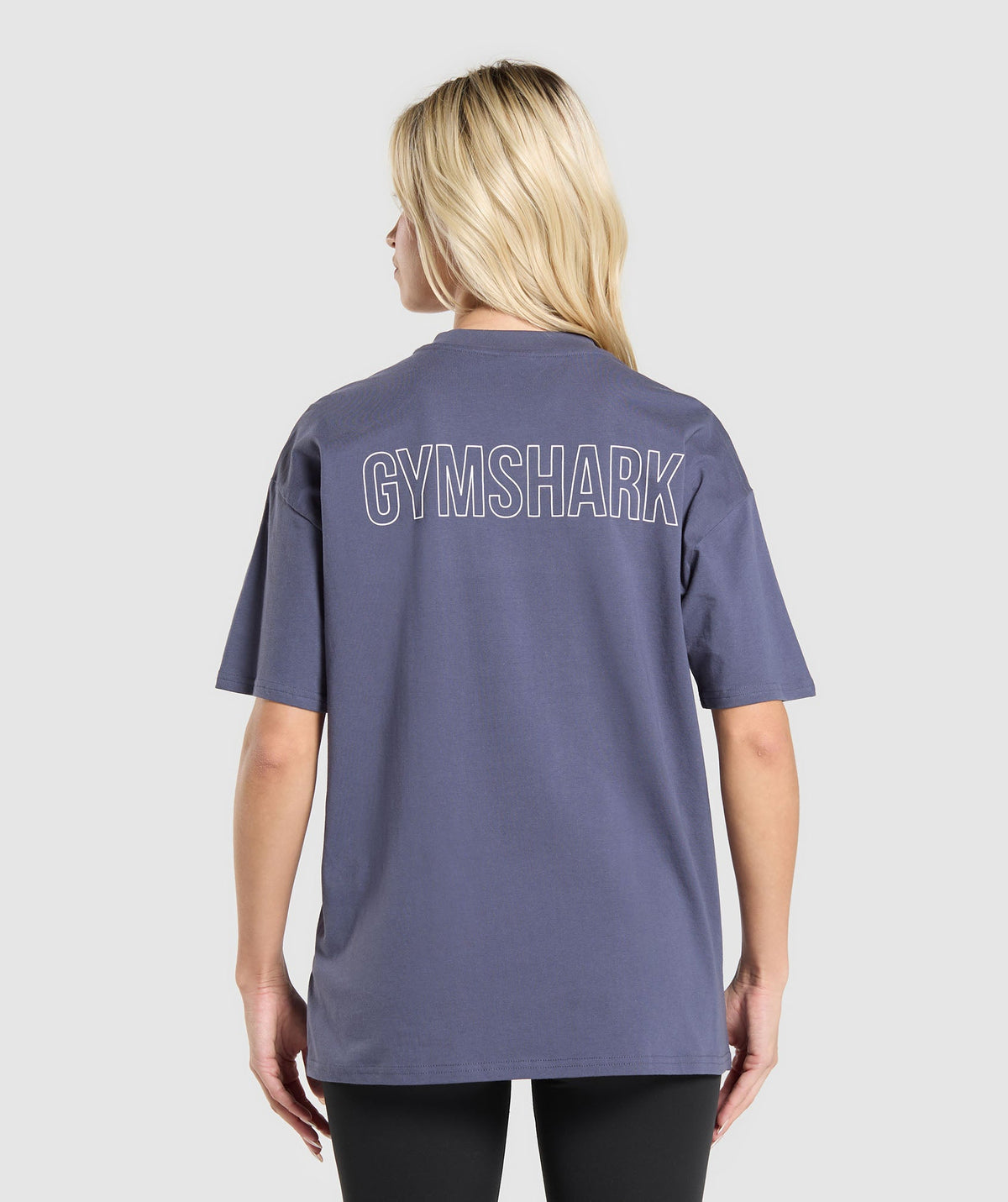 Trace Graphic Oversized T-Shirt - Weighted Purple