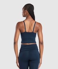 Training Cami Tank With Shelf - Navy