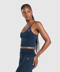 Training Cami Tank With Shelf - Navy