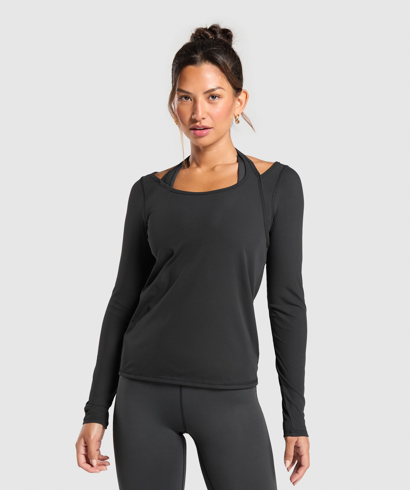 Elevate Long Sleeve Top - Black