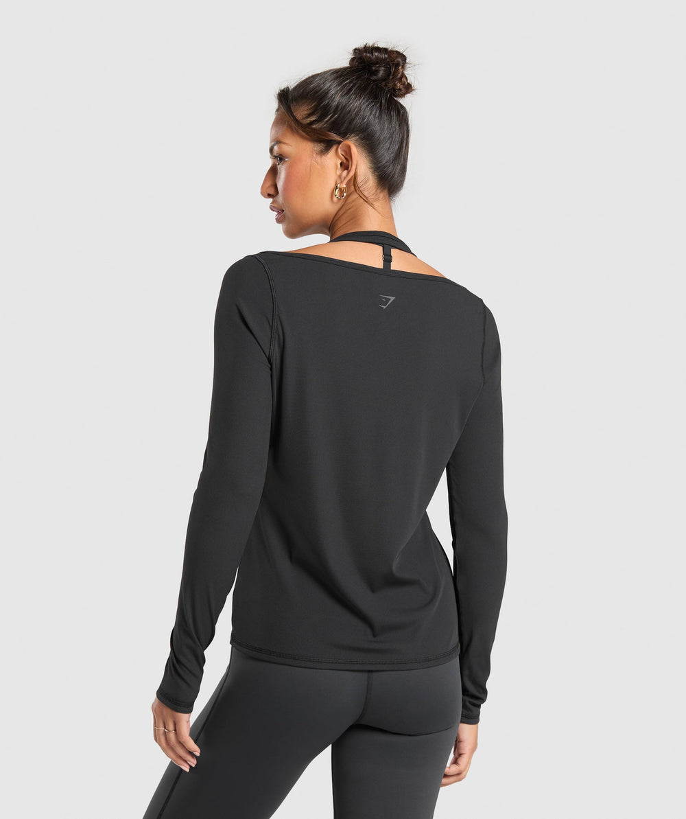 Elevate Long Sleeve Top - Black