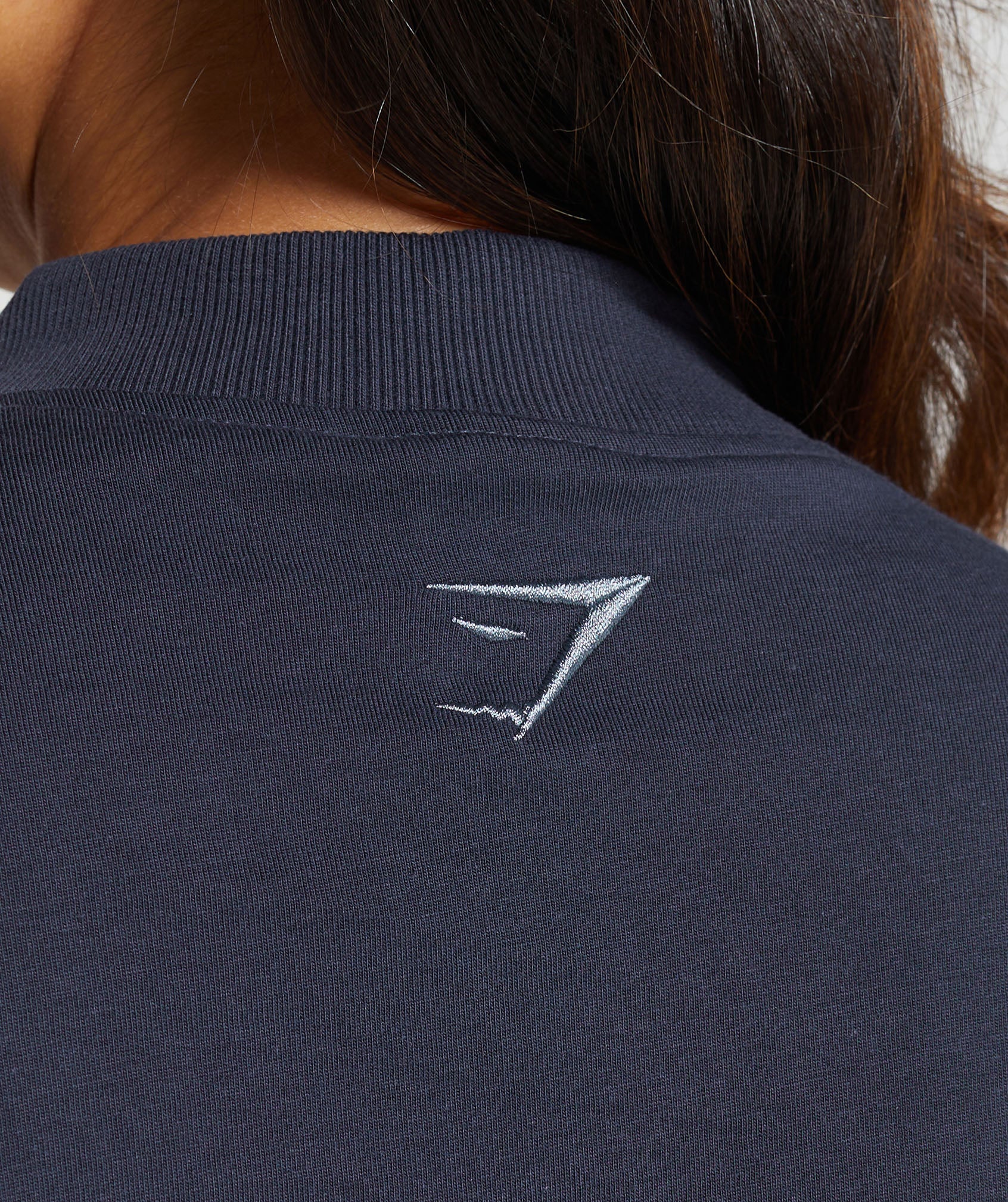 Outline Oversized Top - Heavy Blue