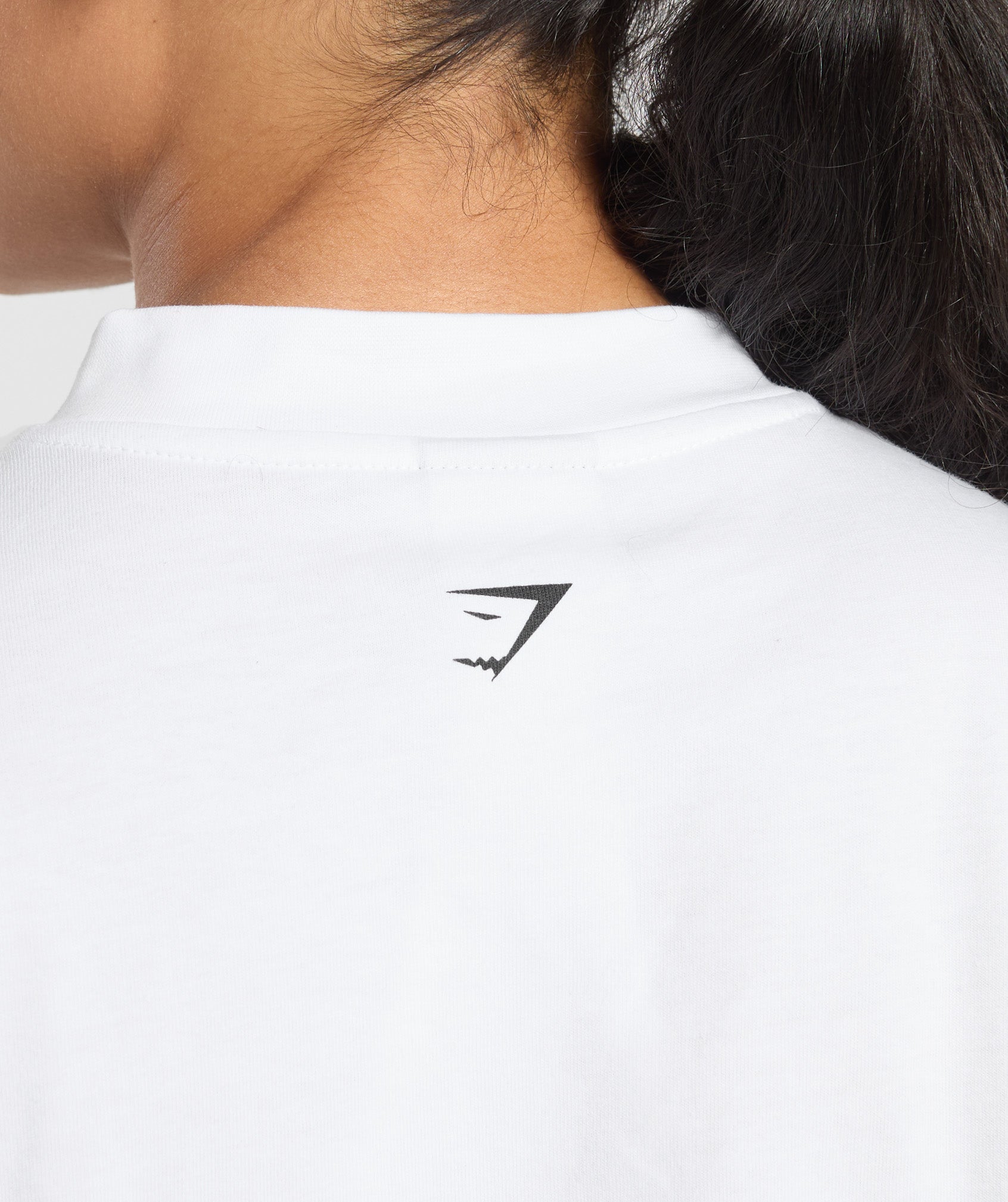 Two Strong Women Midi Long Sleeve Top - White