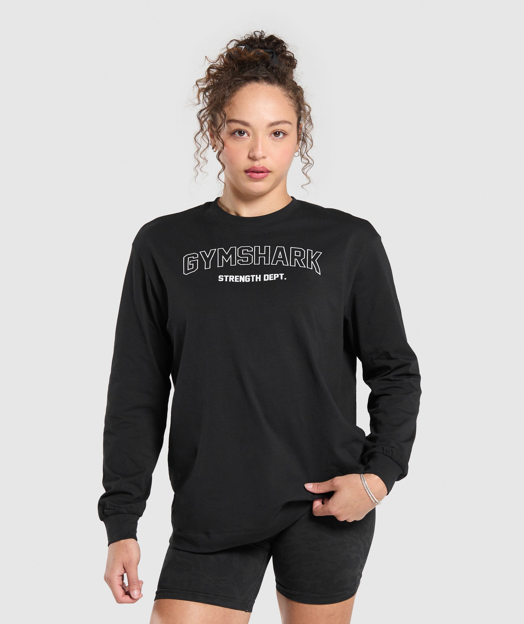 Strength Department Long Sleeve Skater - Black