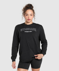 Strength Department Long Sleeve Skater - Black