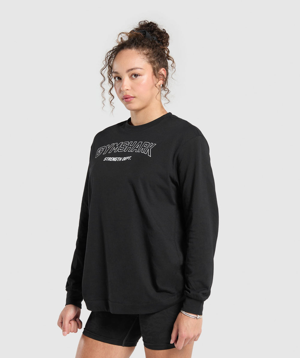 Strength Department Long Sleeve Skater - Black