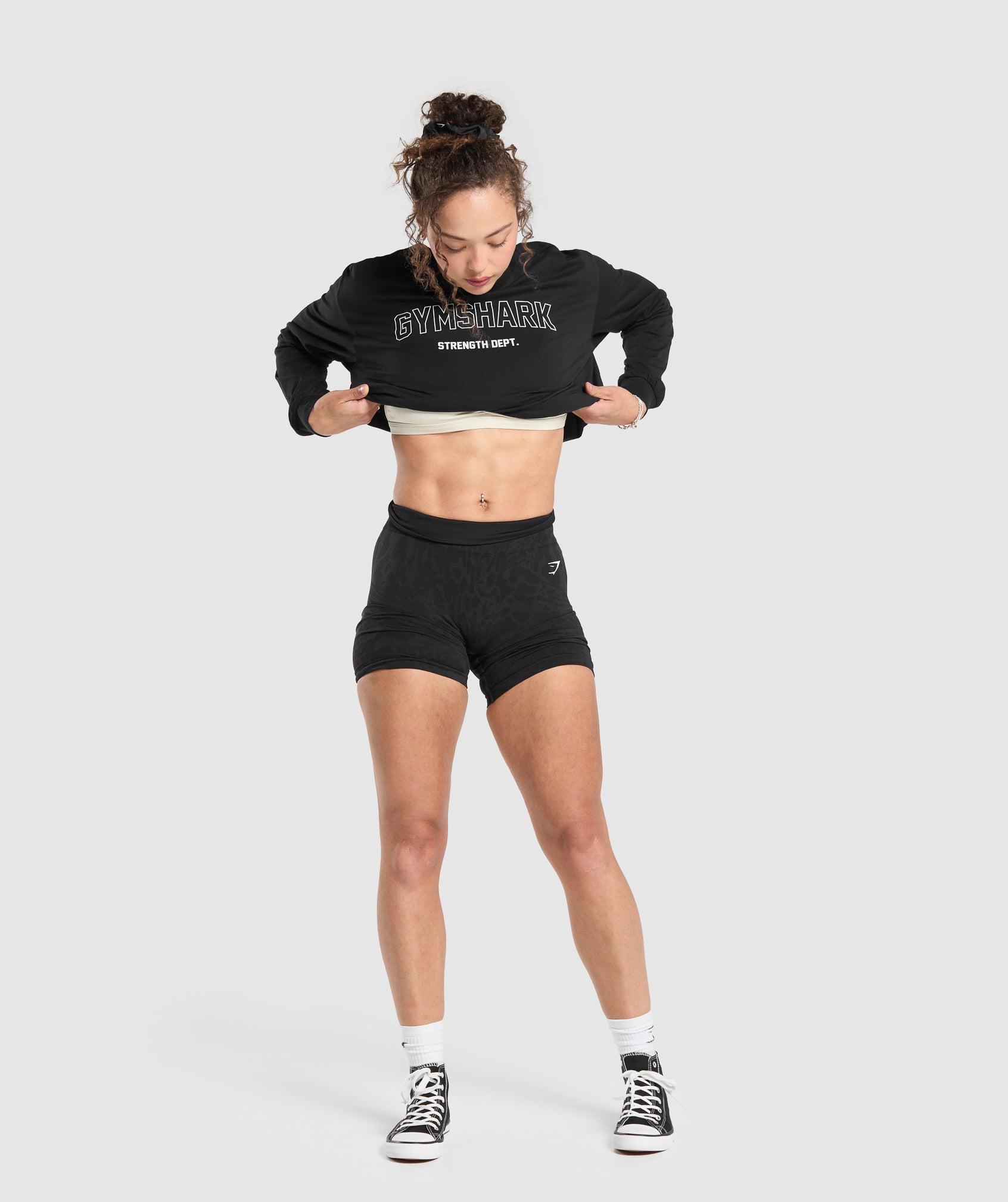 Strength Department Long Sleeve Skater - Black
