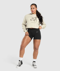 Two Strong Women Midi Long Sleeve Top - Pebble Grey