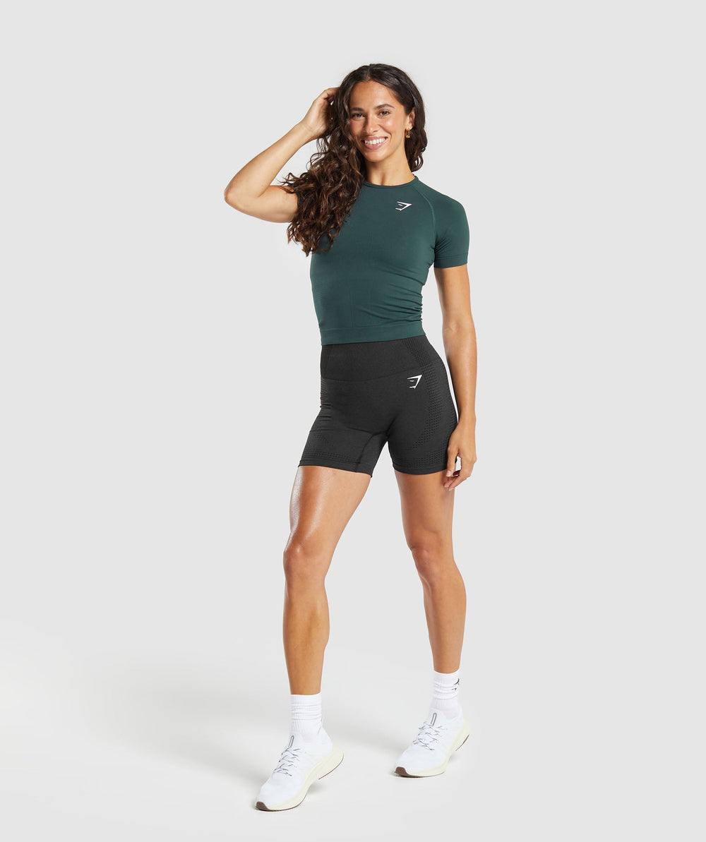 Vital Tight T-Shirt - Woodland Green Marl