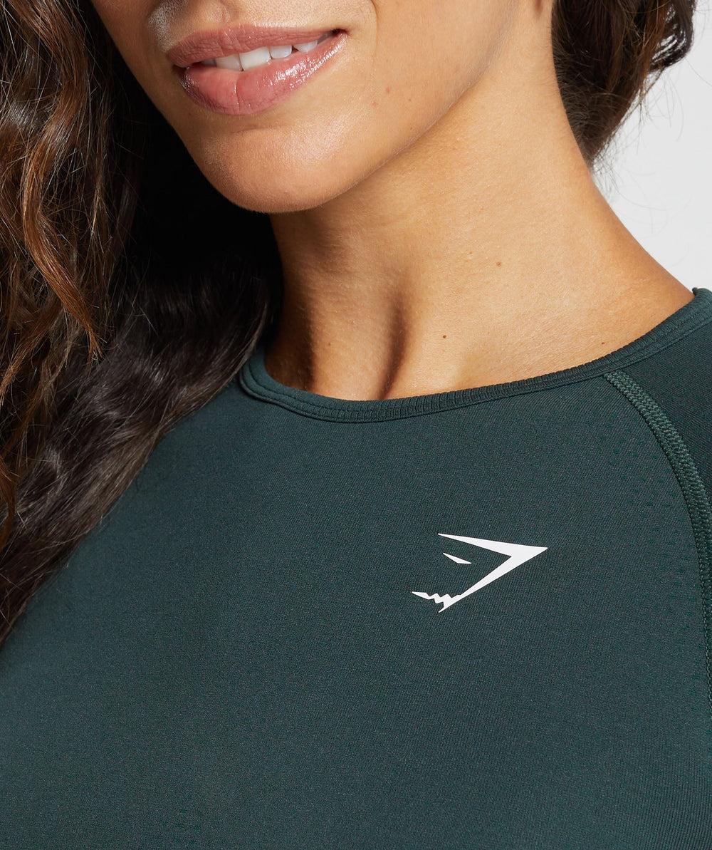 Vital Tight T-Shirt - Woodland Green Marl