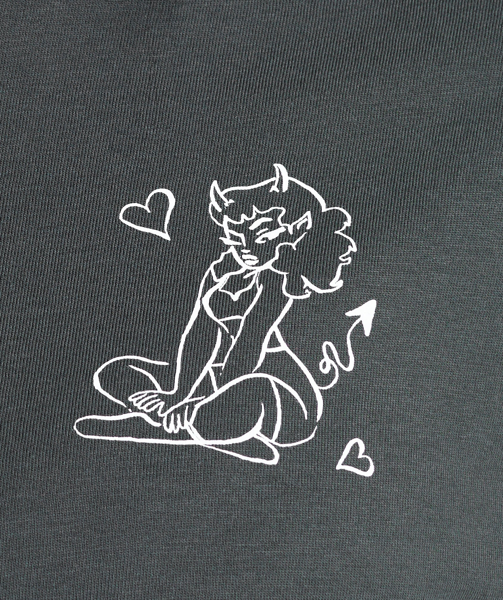 I Love Squats Long Sleeve Skater - Asphalt Grey