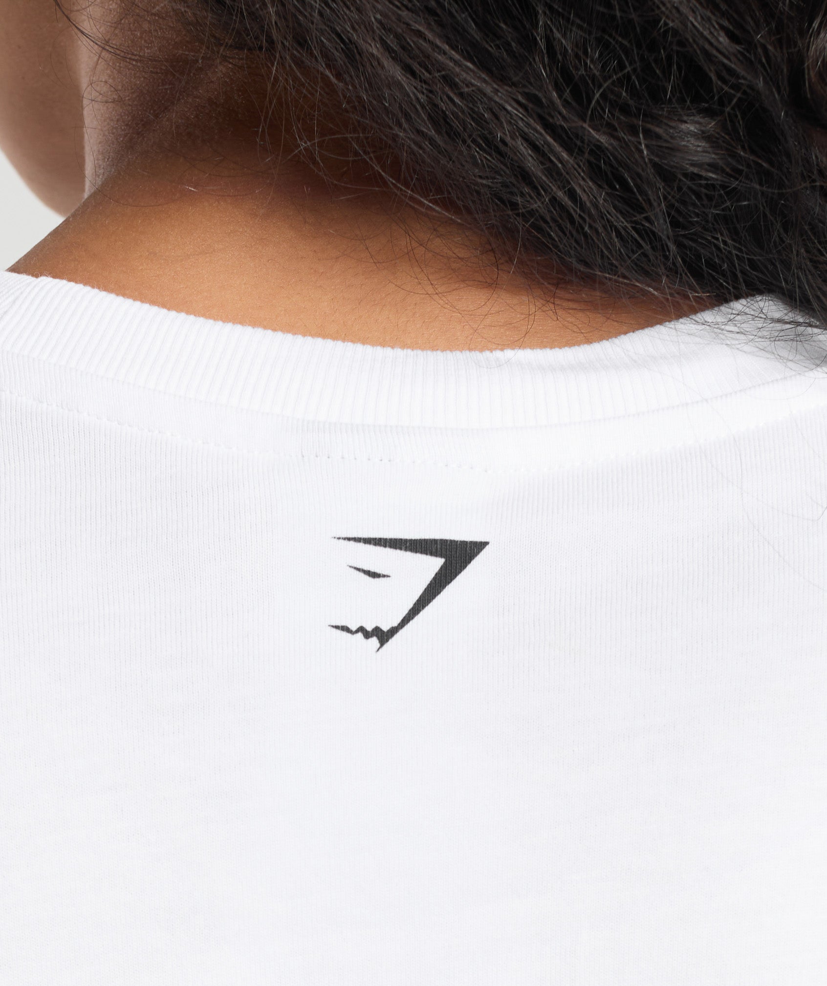 Retro Lifting Long Sleeve T-Shirt - White