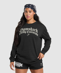 Lifting Essentials Long Sleeve Top - Black