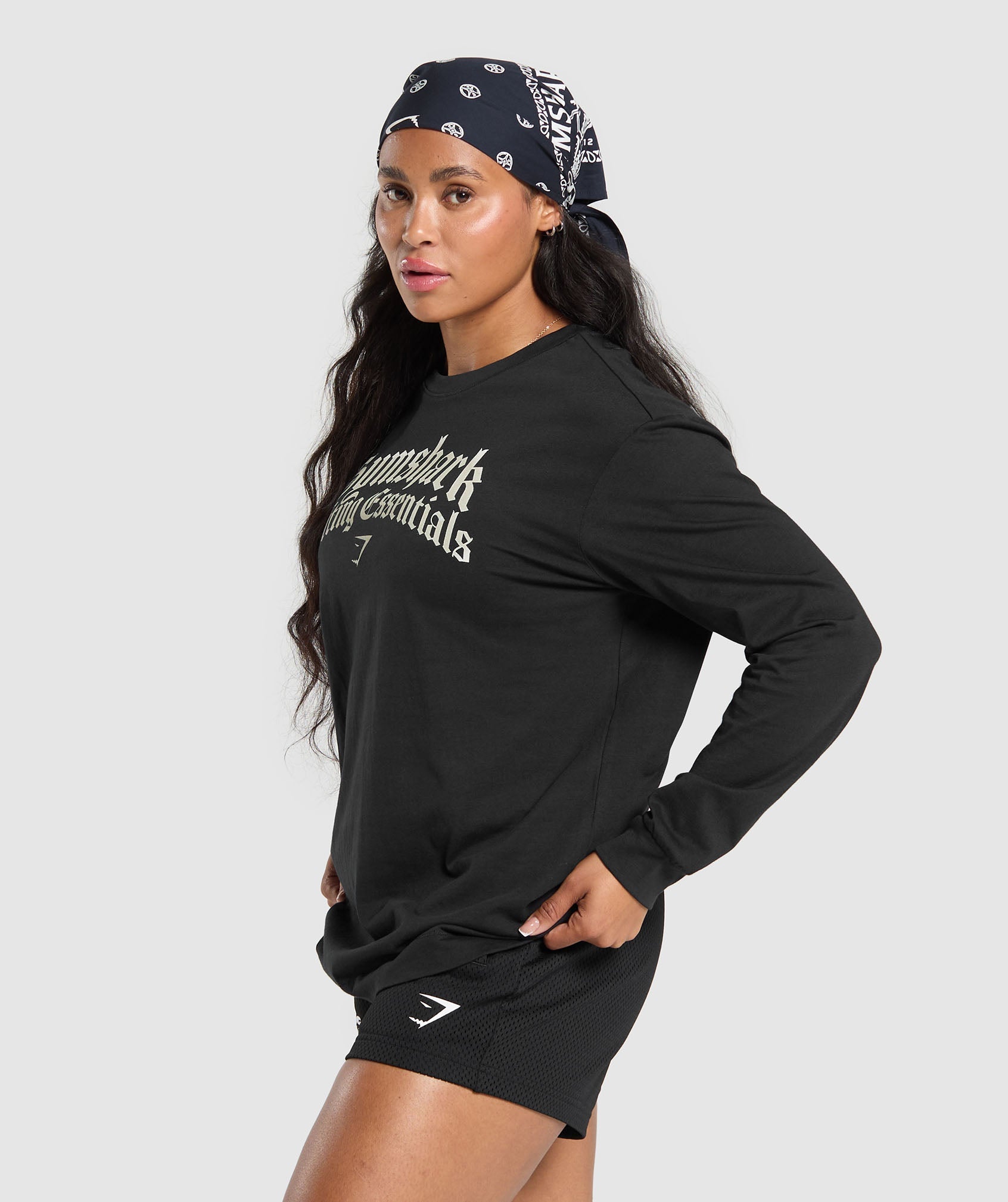 Lifting Essentials Long Sleeve Top - Black
