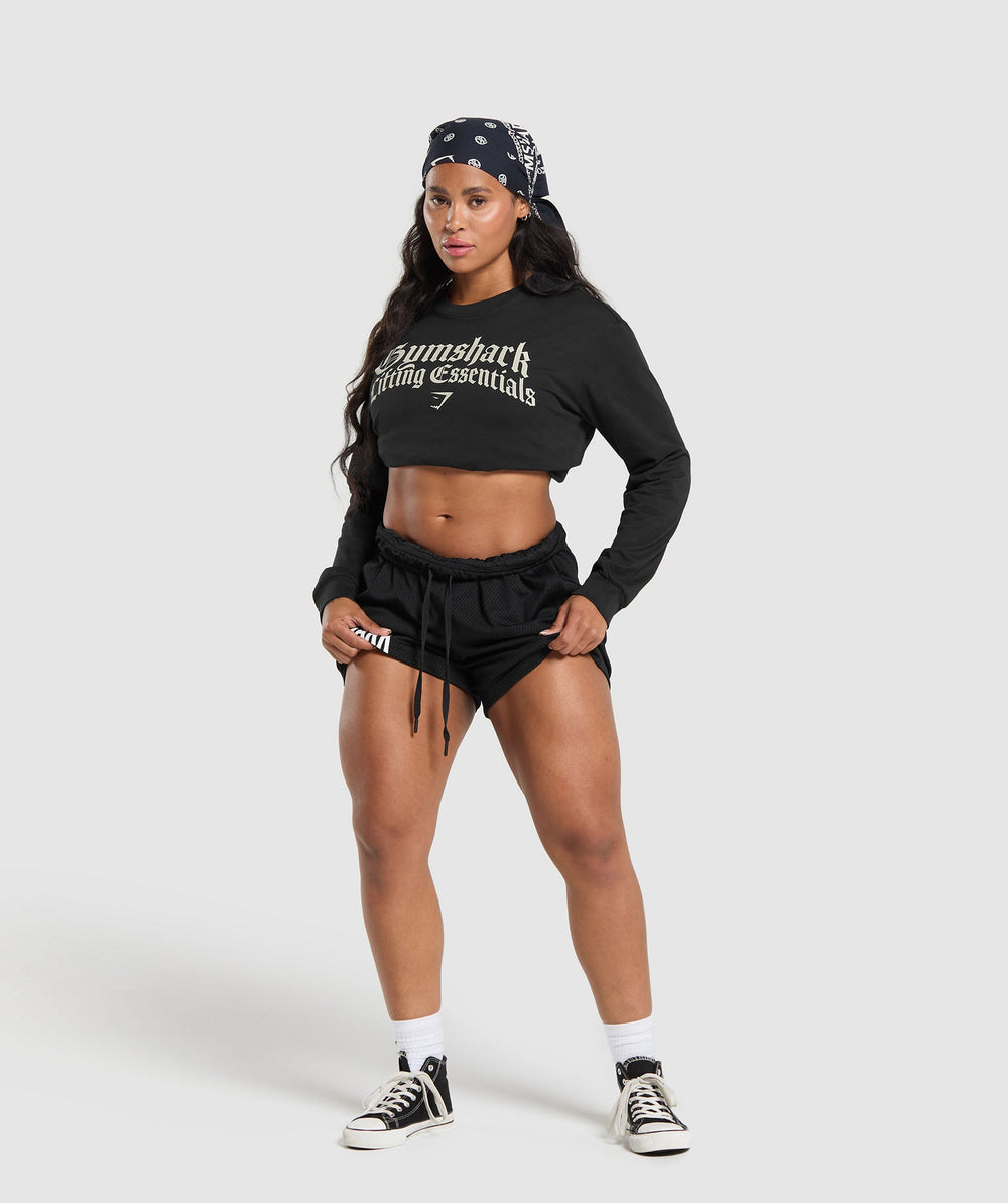 Lifting Essentials Long Sleeve Top - Black