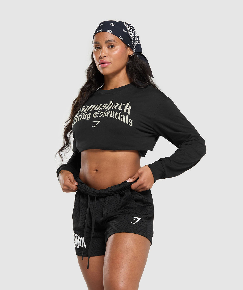 Lifting Essentials Long Sleeve Top - Black