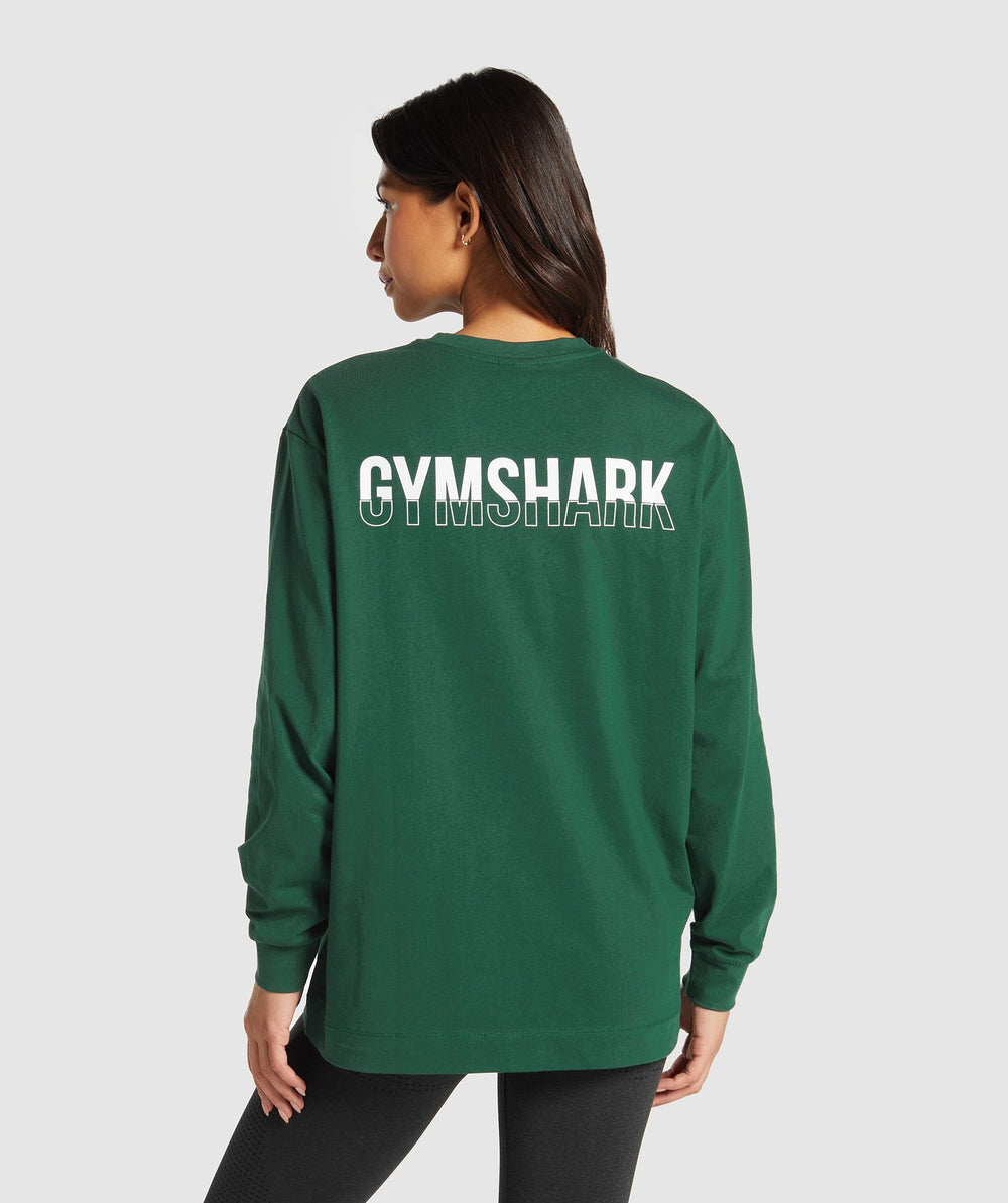 Fraction Long Sleeve T-Shirt - Conditioning Green