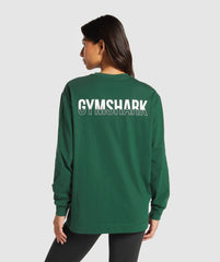 Fraction Long Sleeve T-Shirt - Conditioning Green