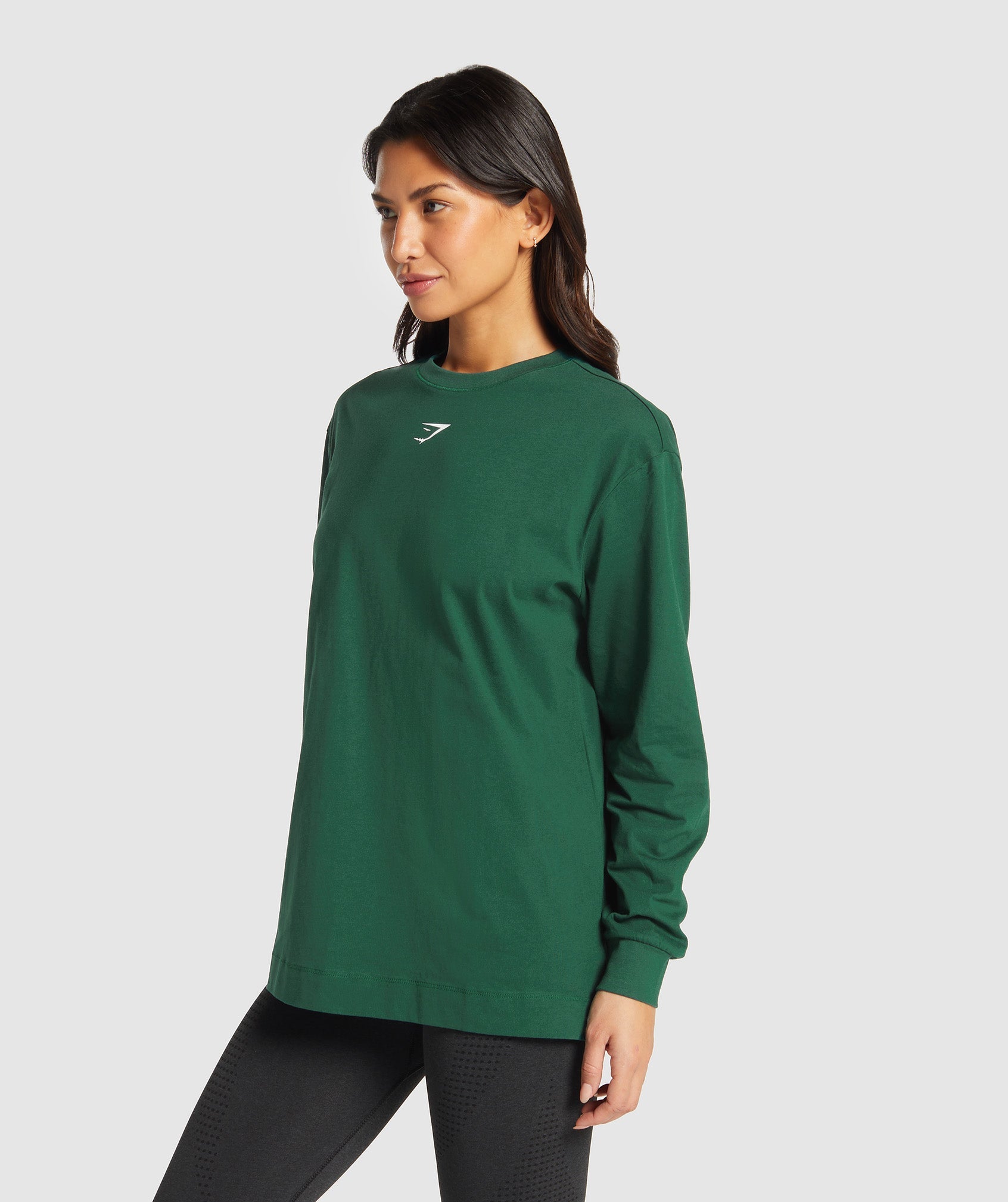 Fraction Long Sleeve T-Shirt - Conditioning Green