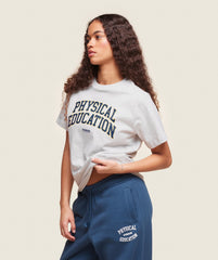 Phys Ed T-Shirt - Light Grey Marl