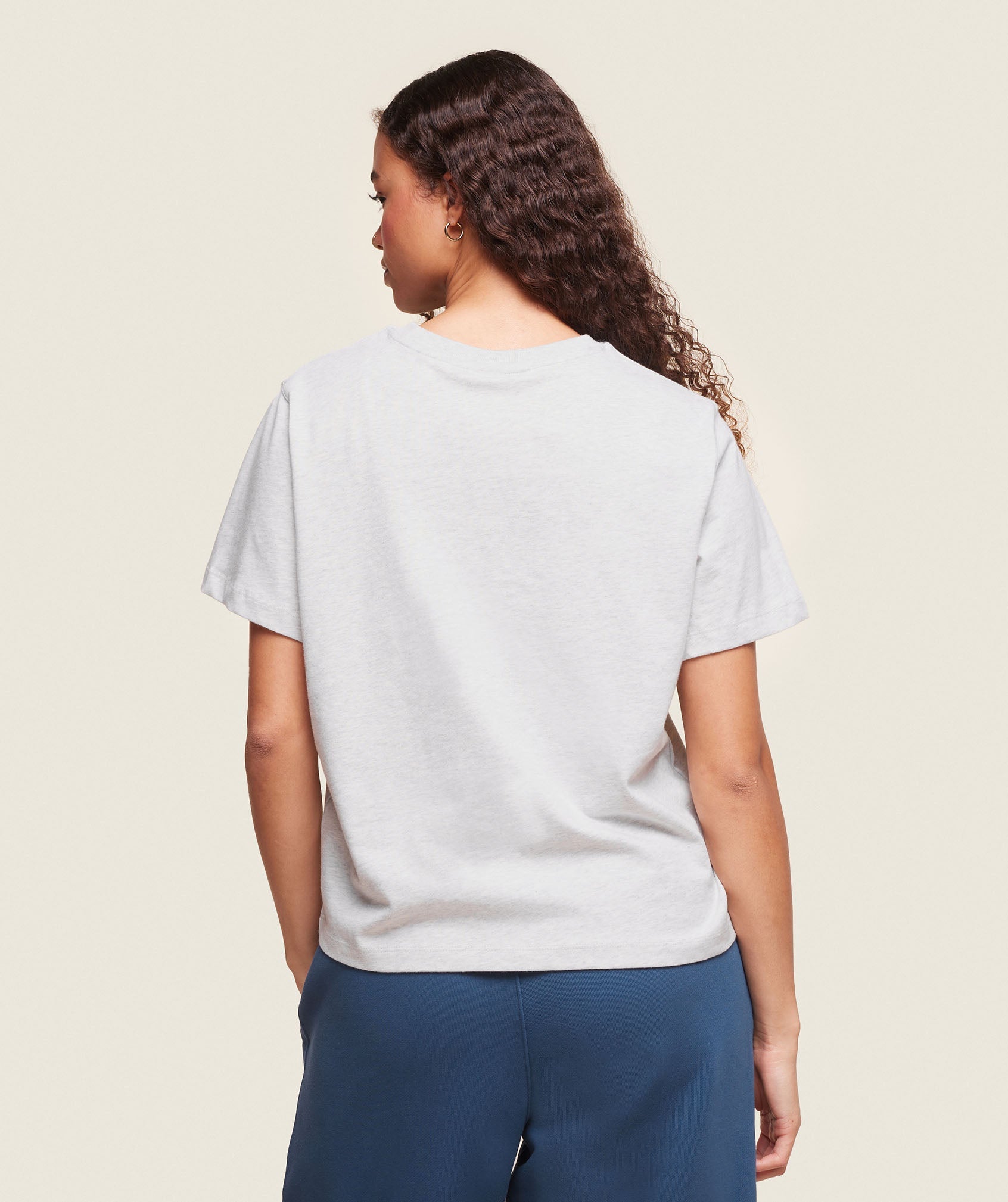 Phys Ed T-Shirt - Light Grey Marl