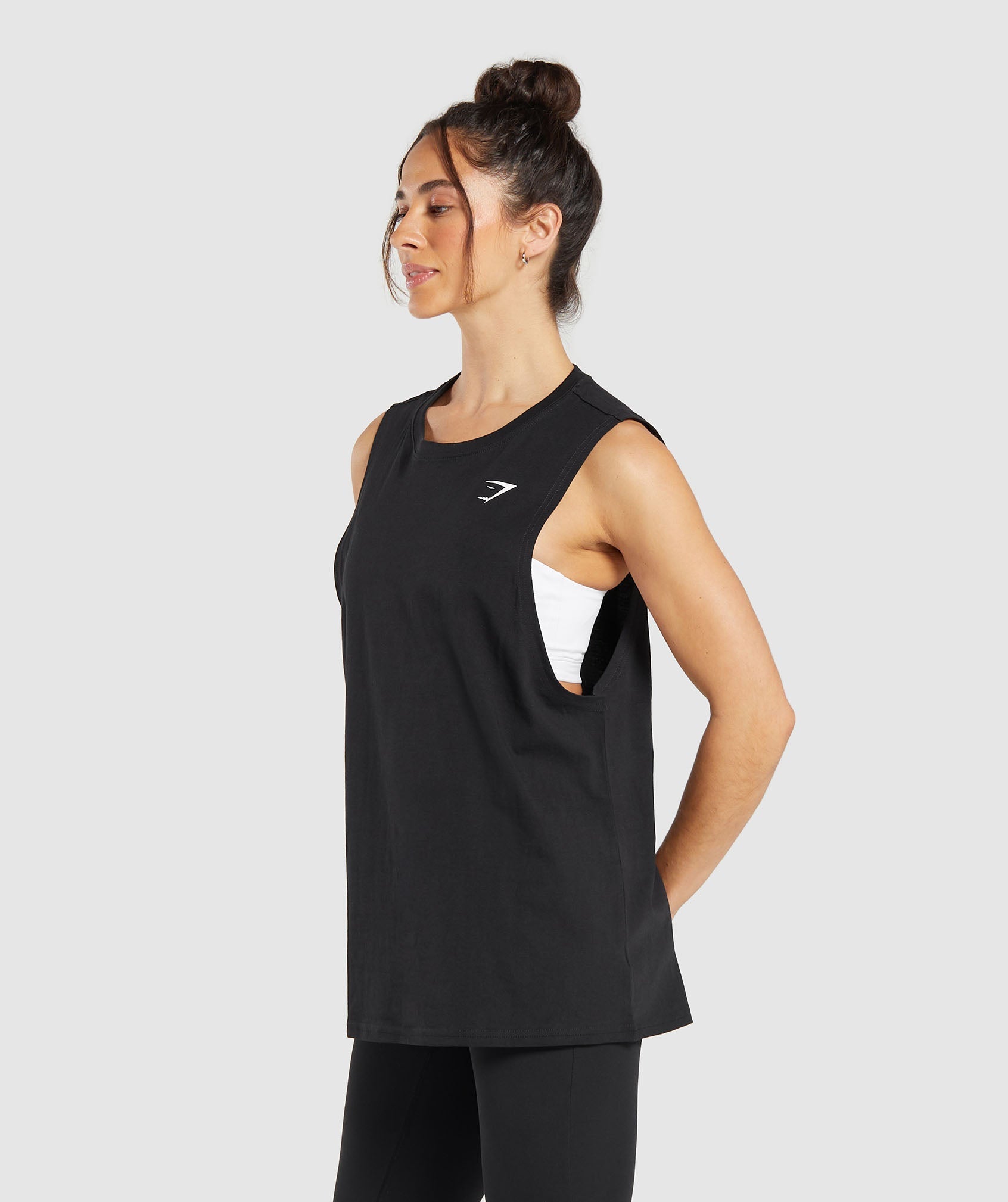 Training Drop Arm Tank - Black