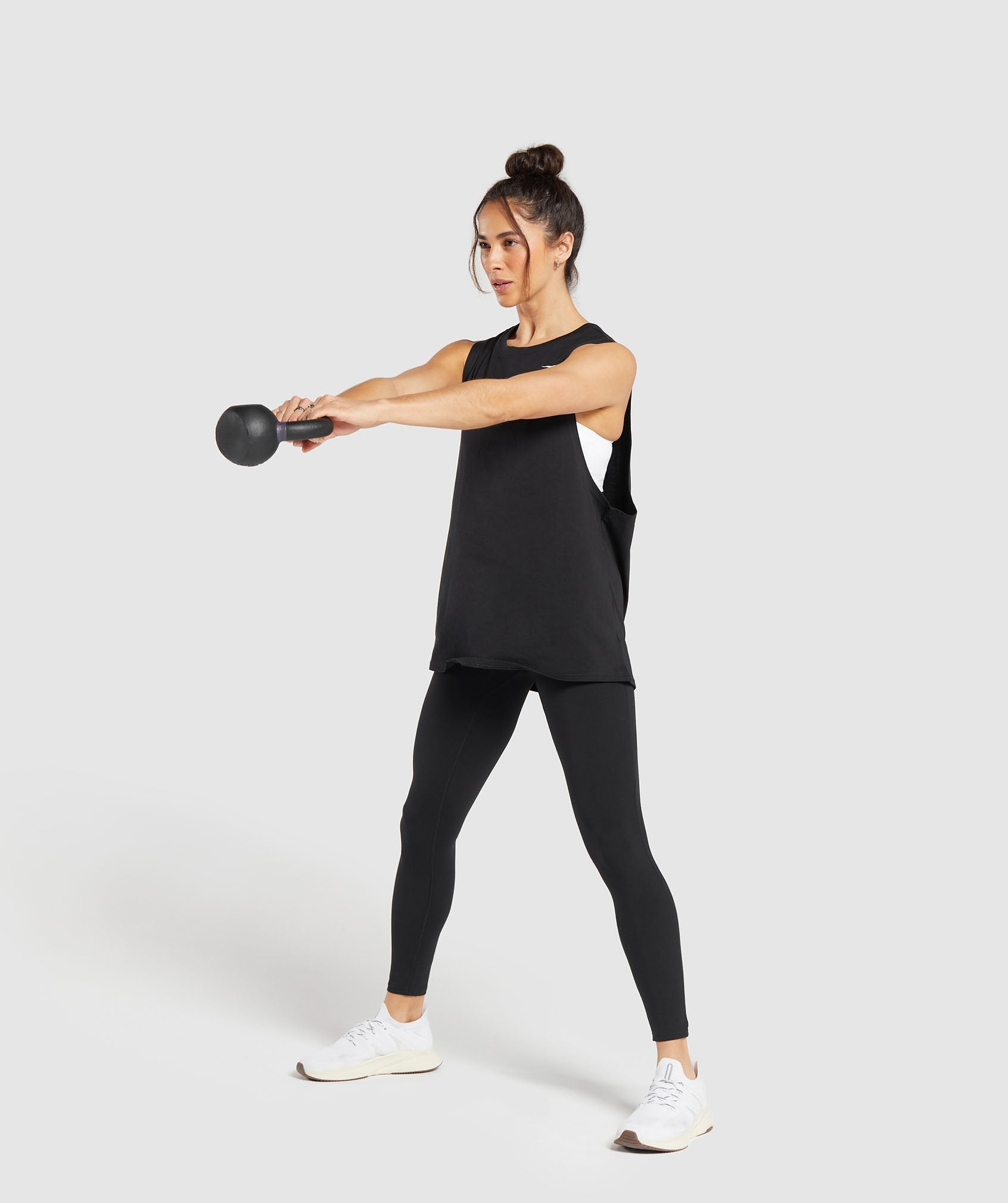 Training Drop Arm Tank - Black