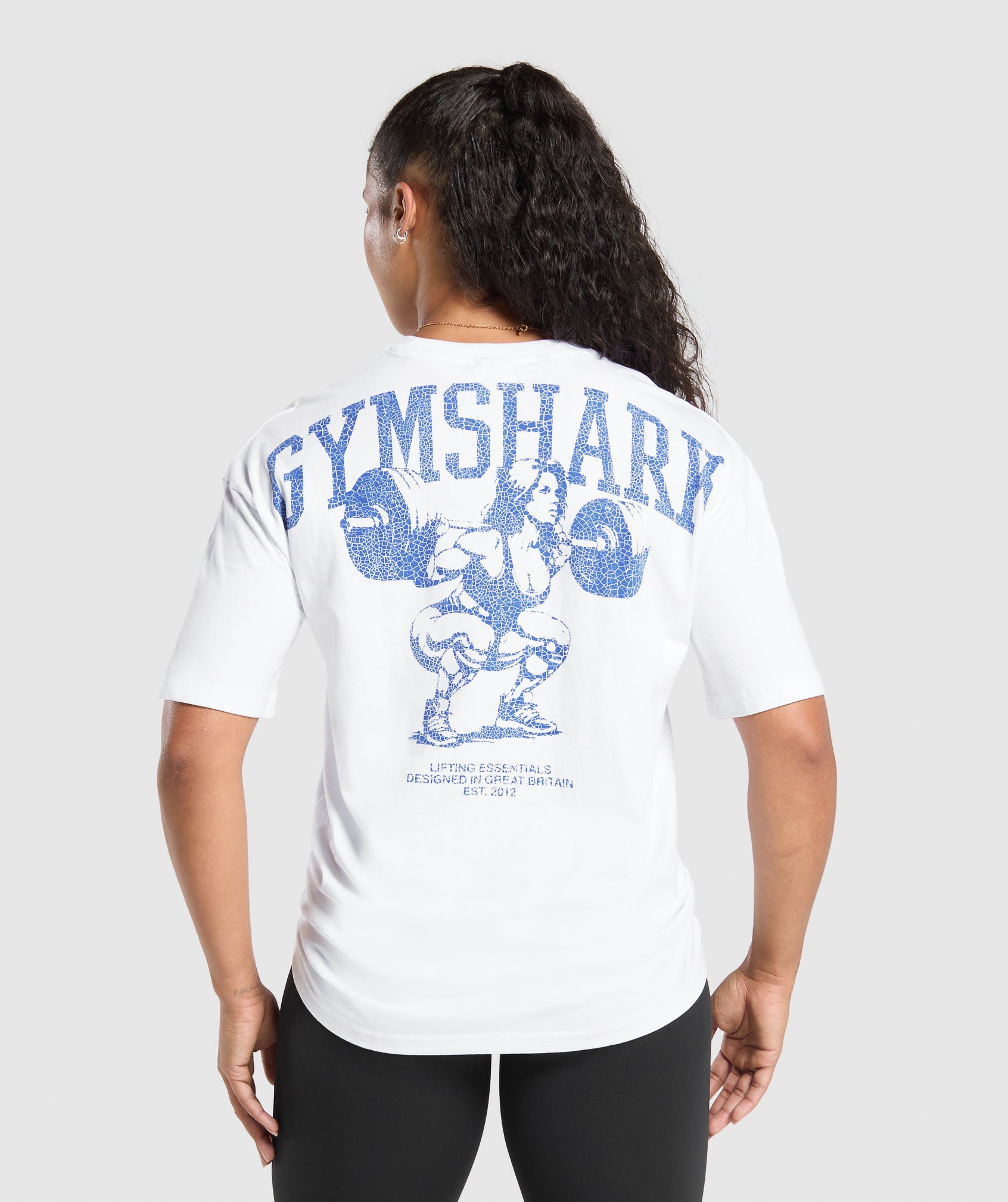 Lifting Graphic T-Shirt - White