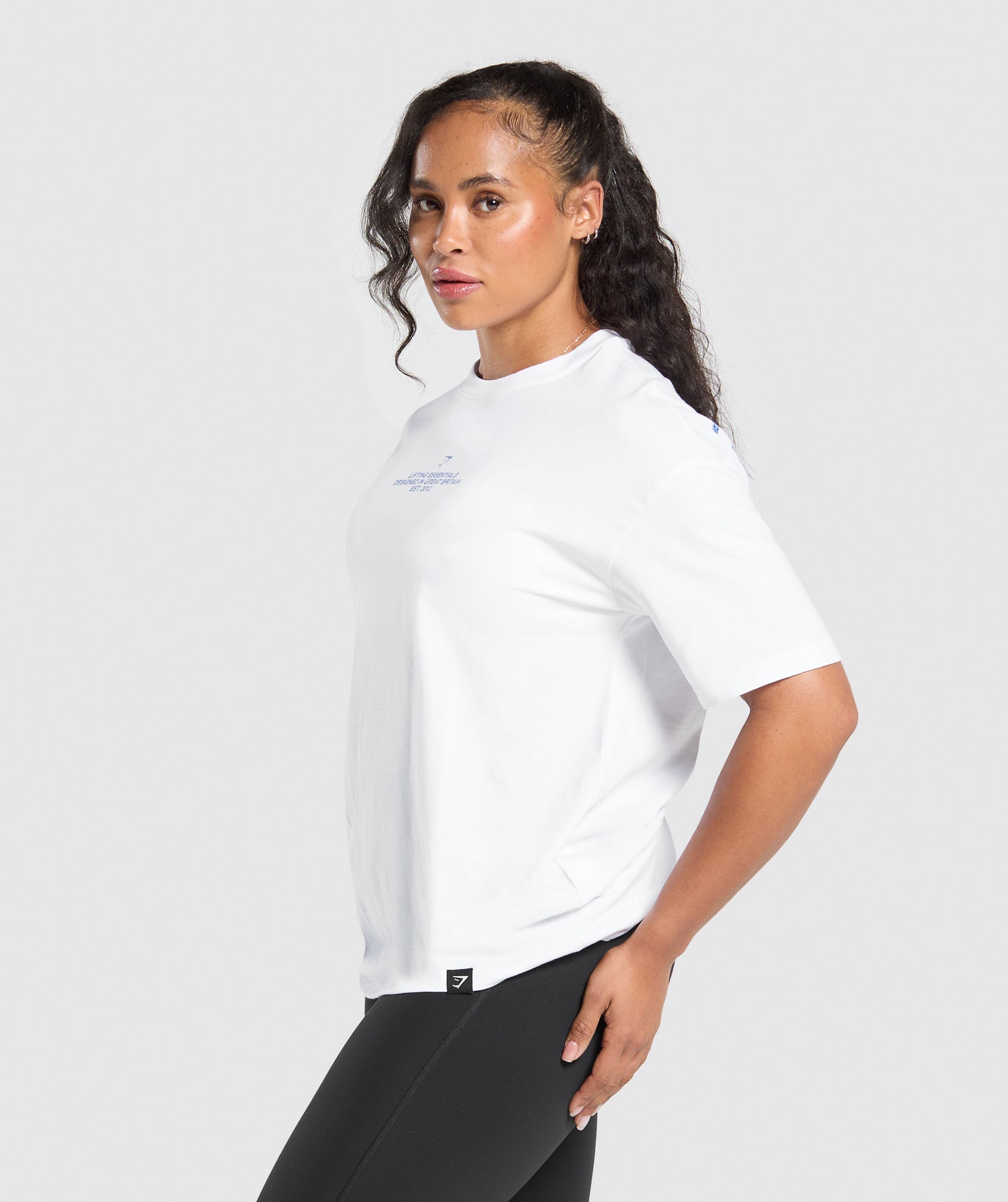 Lifting Graphic T-Shirt - White