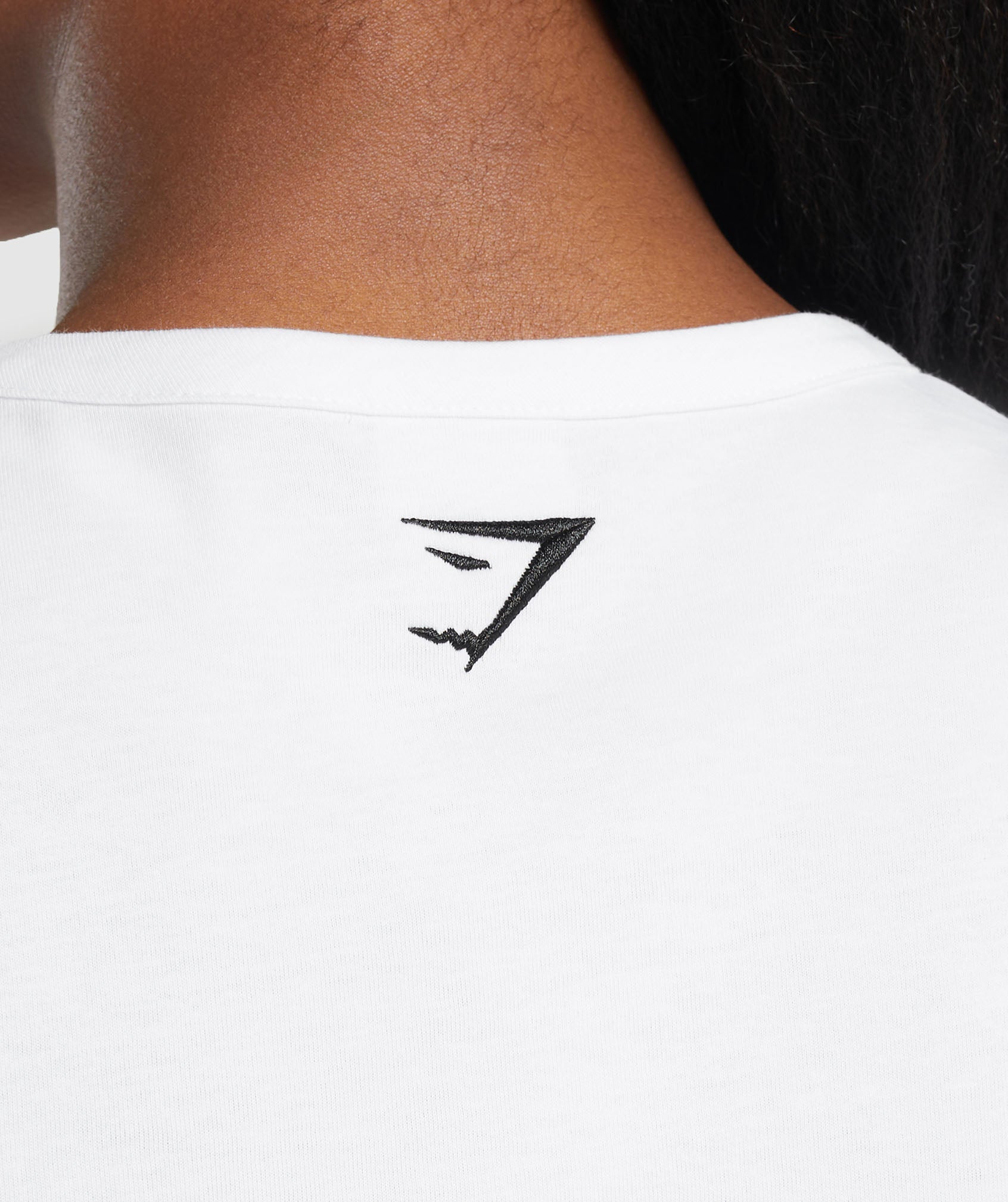 Block Crop Top - White