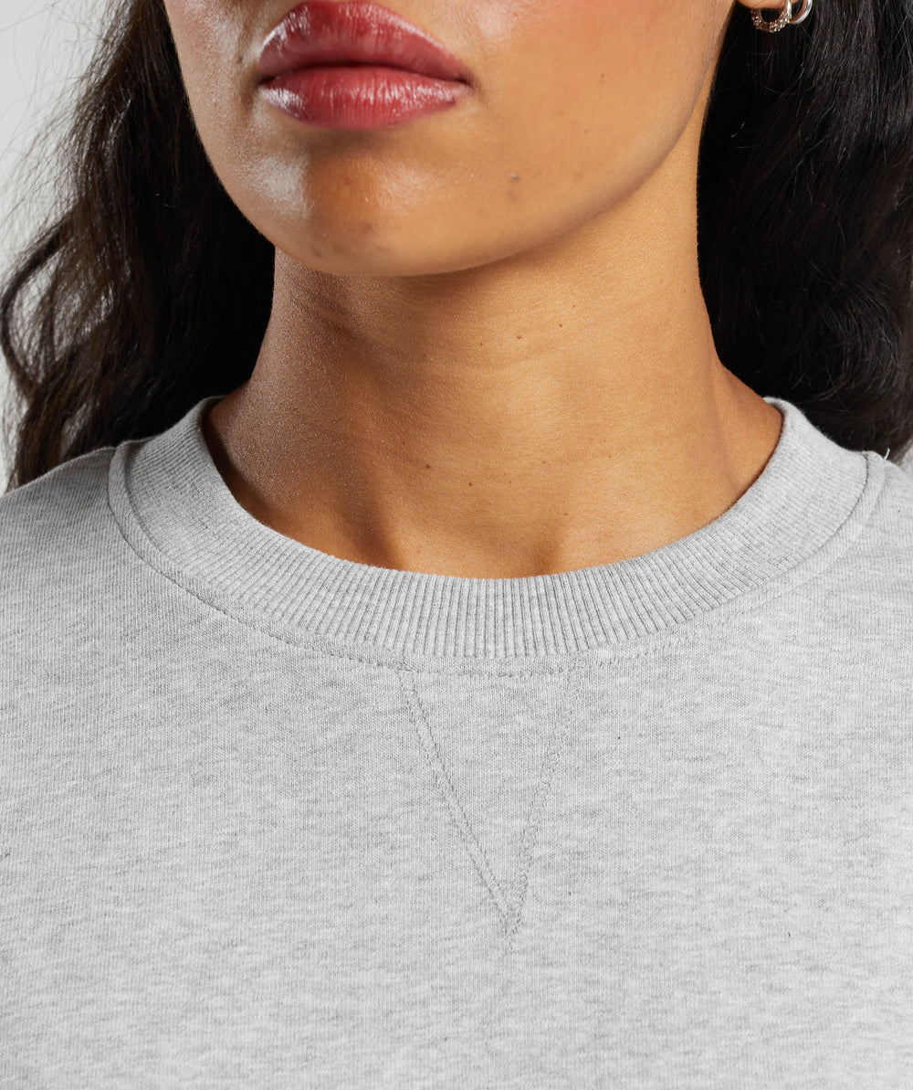 Heavyweight Cotton T-Shirt - Light Grey Marl