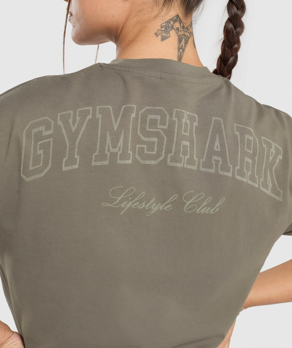 Campus Classics Graphic T-Shirt - Camo Brown