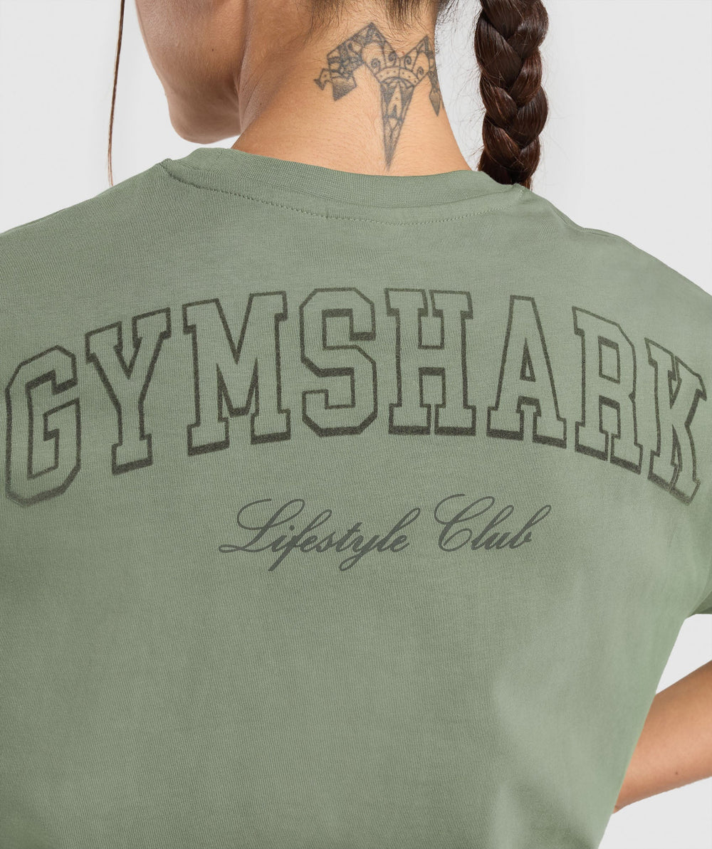 Campus Classics Graphic T-Shirt - Unit Green