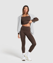 Everyday Long Sleeve Midi Top - Archive Brown