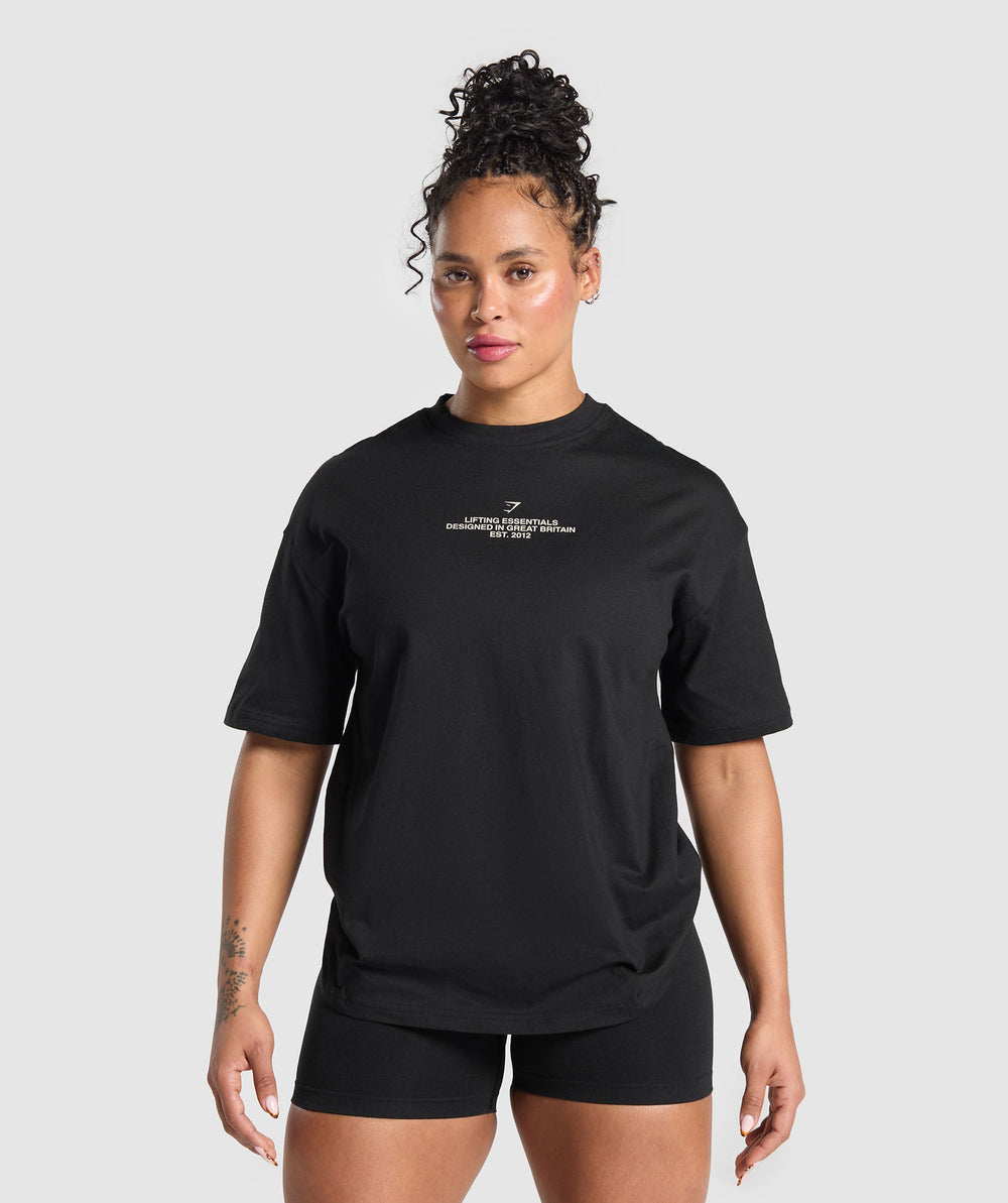 Lifting Club Graphic T-Shirt - Black