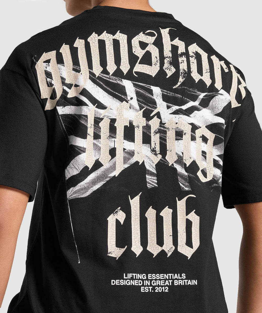 Lifting Club Graphic T-Shirt - Black