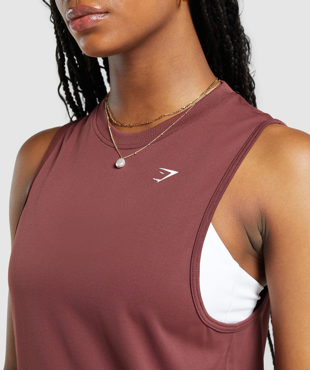 Everyday Seamless Tank - Burgundy Brown
