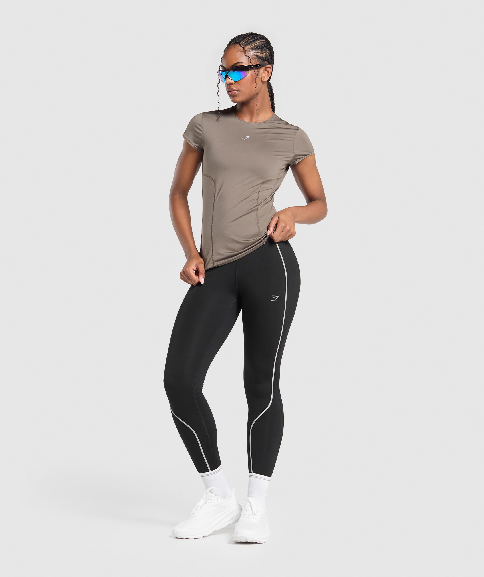 Running T-Shirt - Camo Brown