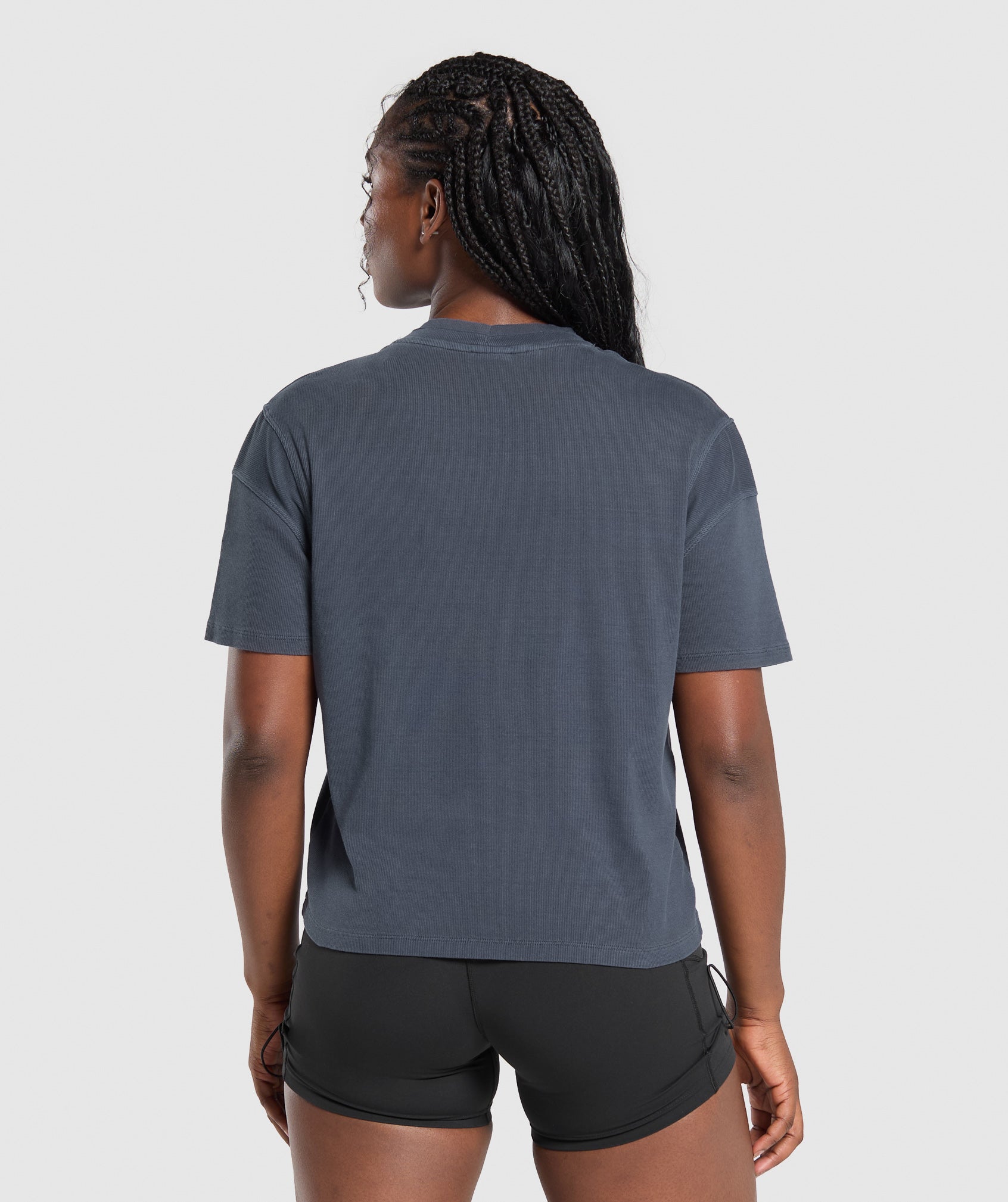Premium Legacy Washed Oversized T-Shirt - Heavy Blue