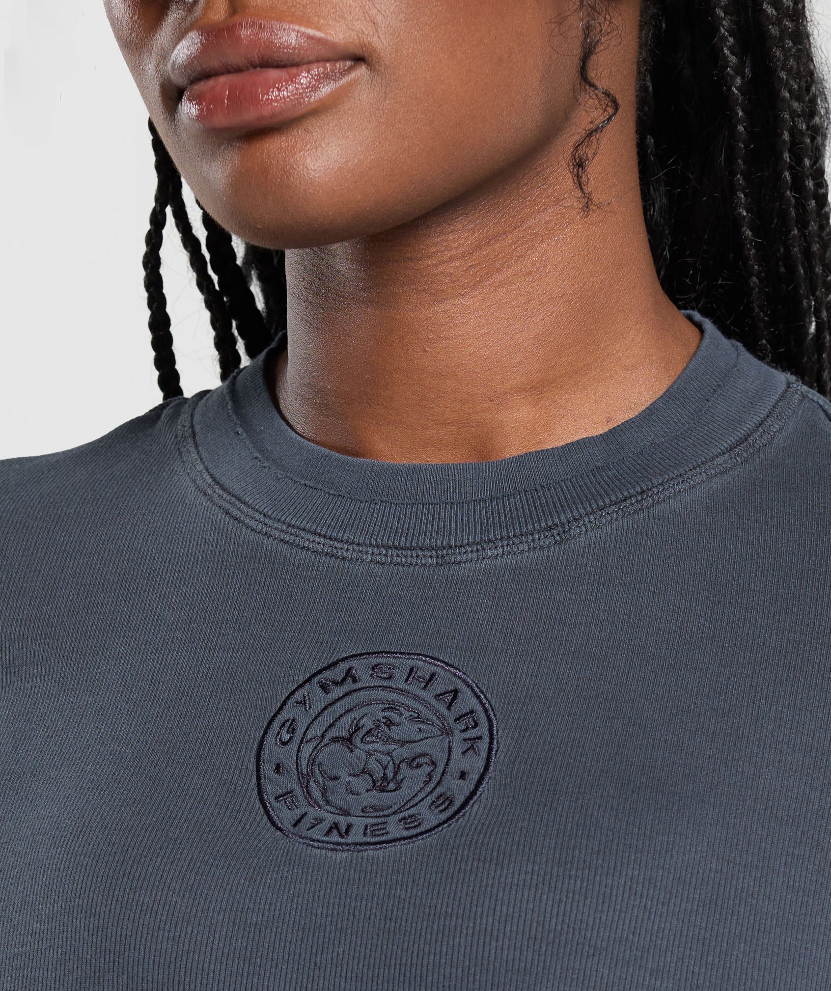 Premium Legacy Washed Oversized T-Shirt - Heavy Blue