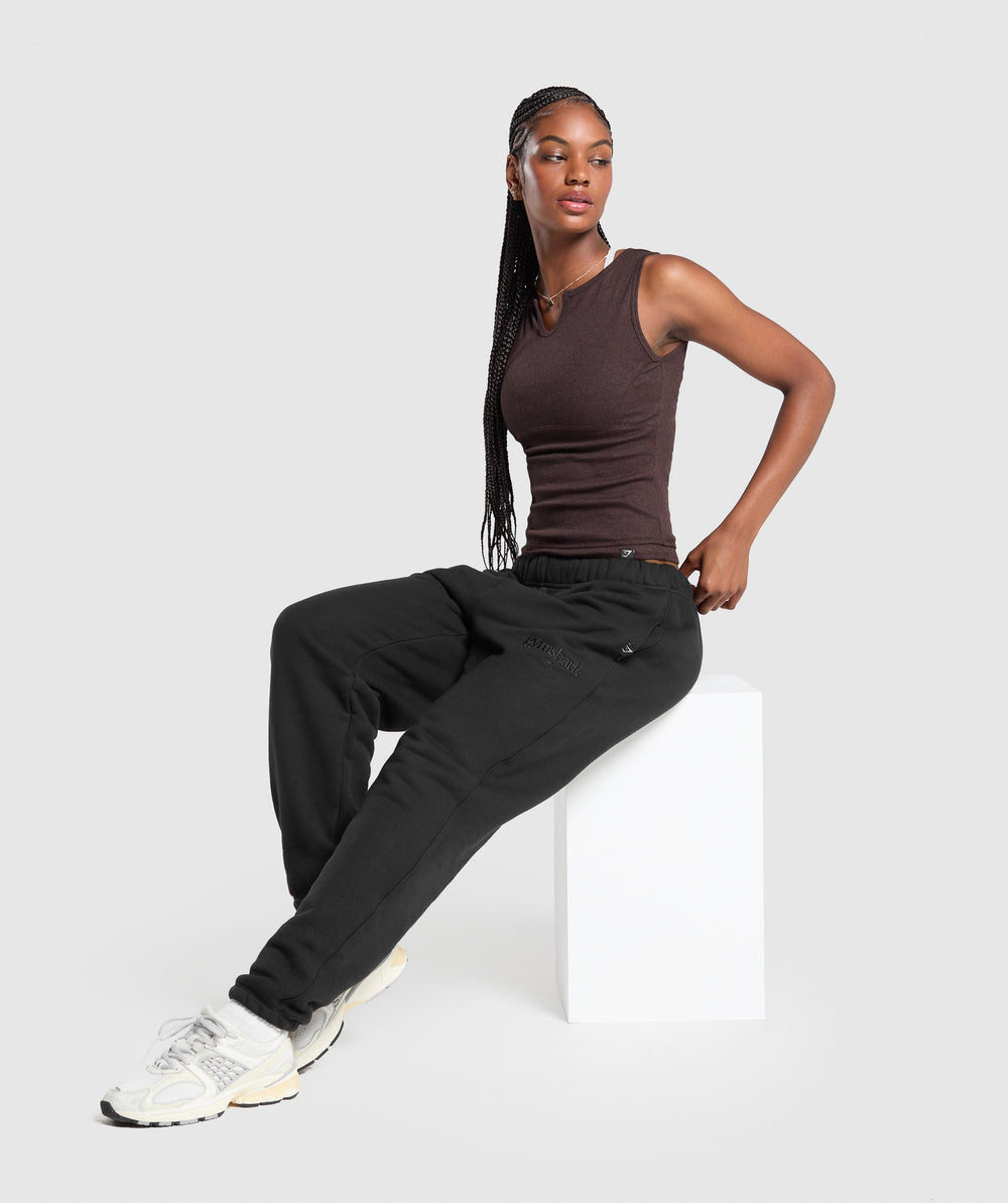 Rest Day Rib Top - Brown Marl