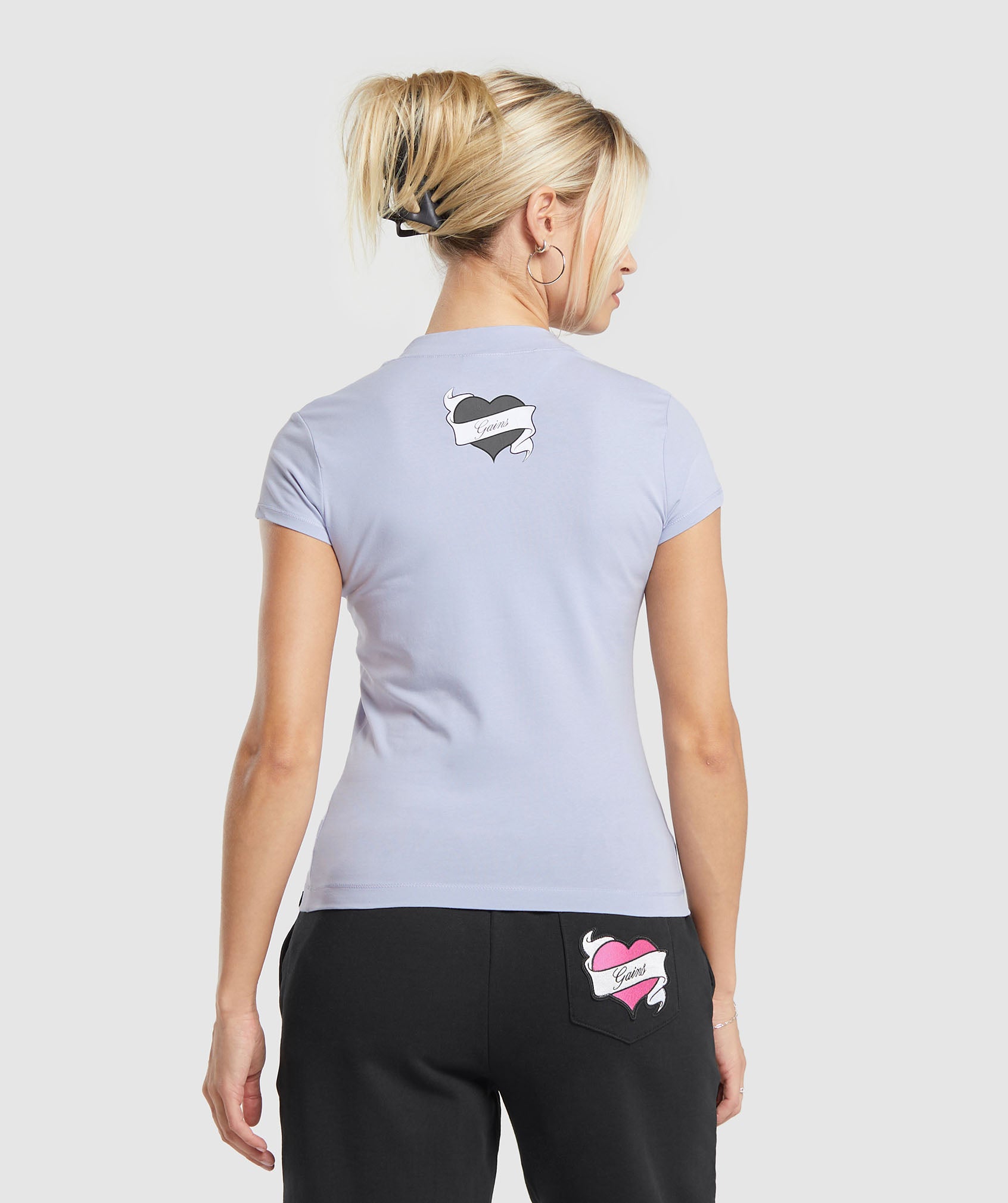 Tattoo T-Shirt - Silver Lilac