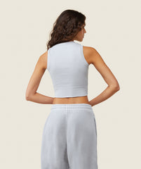 everywear Ribbed Body Tank - Ice Grey