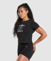 I Love Squats Baby T-Shirt - Black