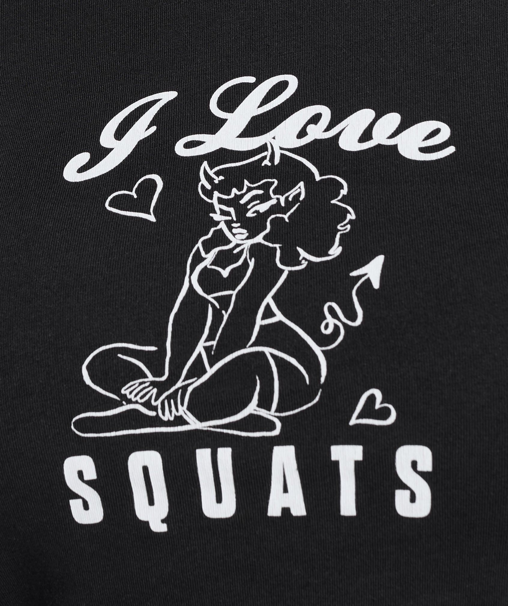 I Love Squats Baby T-Shirt - Black