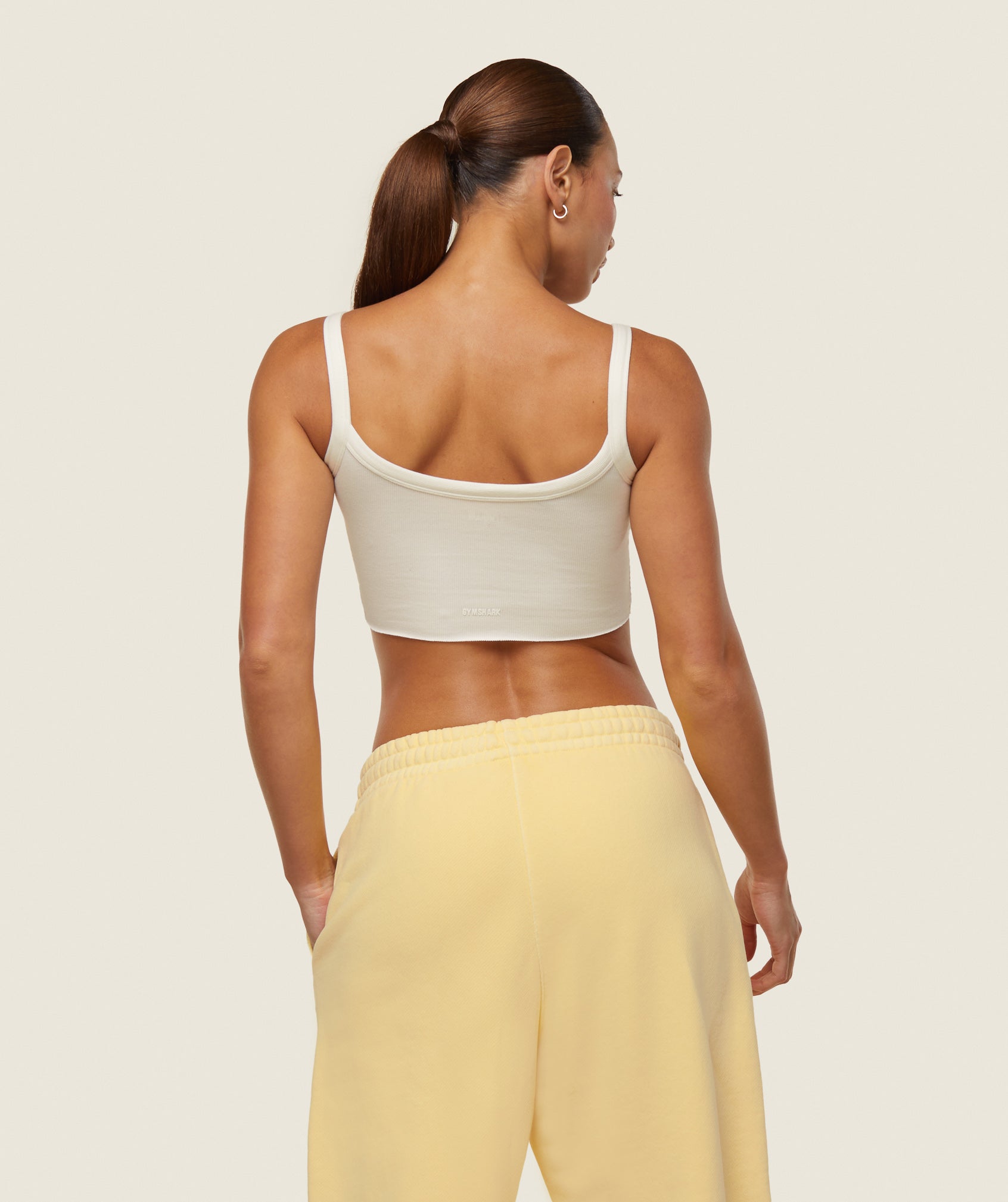 everywear Ribbed Tank - Soft White