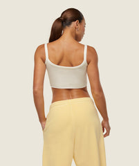 everywear Ribbed Tank - Soft White