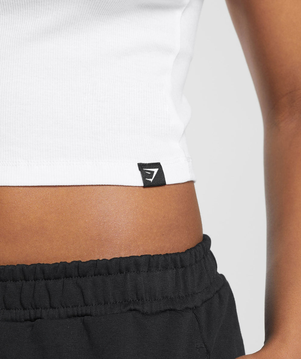 Tattoo Midi Tank - White