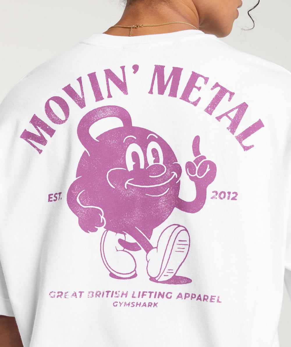 Movin' Metal T-Shirt - White